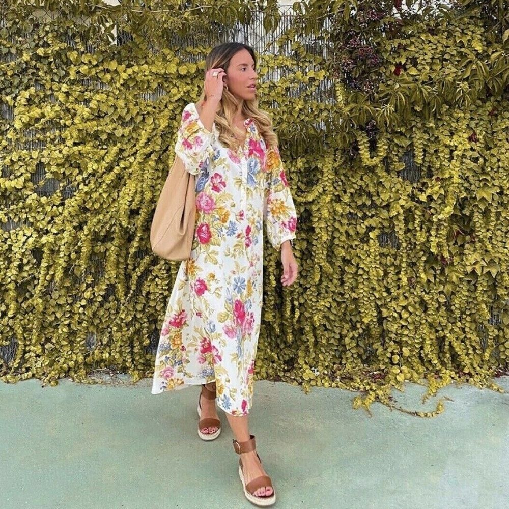 Floral midi dress